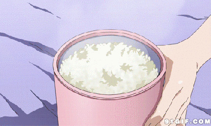 丰盛便当米饭动漫图