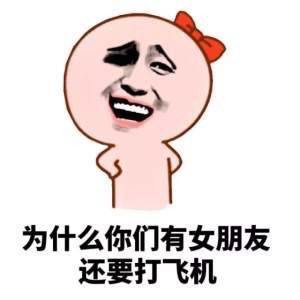 为什么你有女朋友还要打飞机啊表情图片