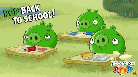 小绿猪上课动画图片:小猪