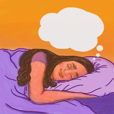 睡觉做美梦动画图片:做梦