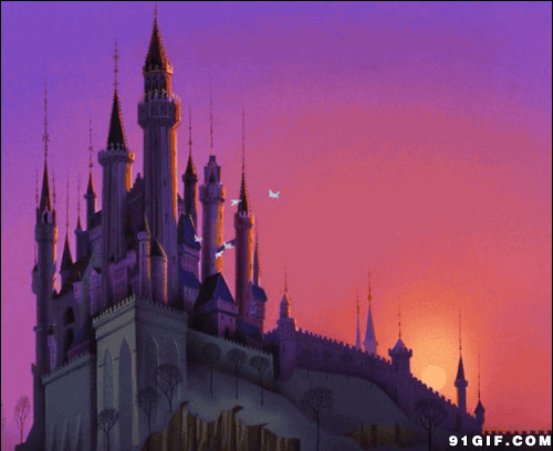 城堡的上空动漫图片:城堡