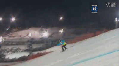 高难度滑雪gif图:滑雪