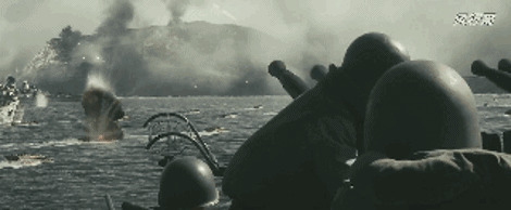 激烈海战动态图片:海战