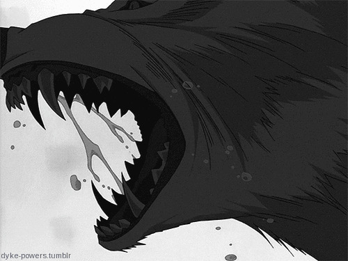 凶狠的恶狼动画图片:恶狼