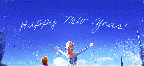 冰雪迎新年快乐gif图:新年快乐