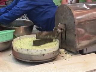 自动切菜机搞笑动态图:切菜