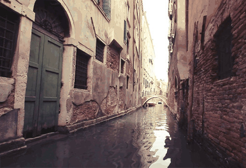 威尼斯水城风光闪图:威尼斯