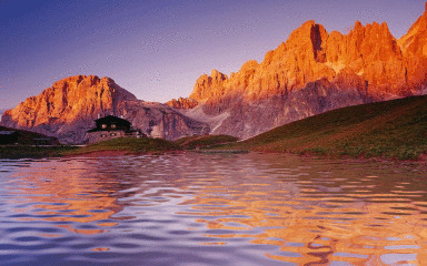 绚丽山水风景gif图:山水