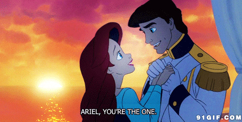 王子和公主的爱情动漫图片:童话