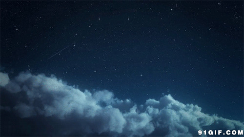 夜空流星gif图片:流星