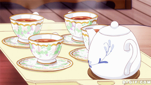 茶壶配茶杯动漫图片:茶杯