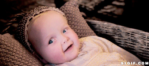 小婴儿的笑脸gif图:婴儿