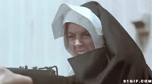 疯狂的修女gif图片:修女