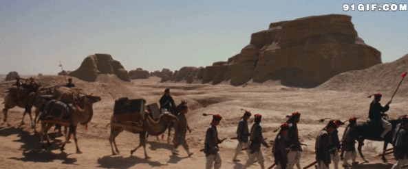 骆驼动态图片