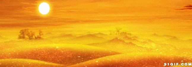红日梦幻背景闪图:太阳,背景素材