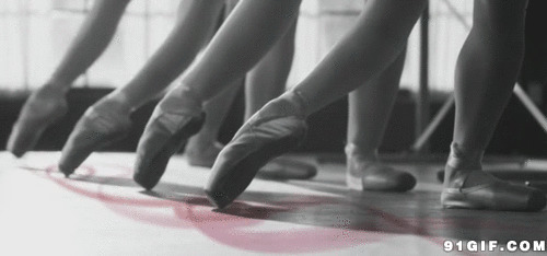 芭蕾舞训练动作闪图