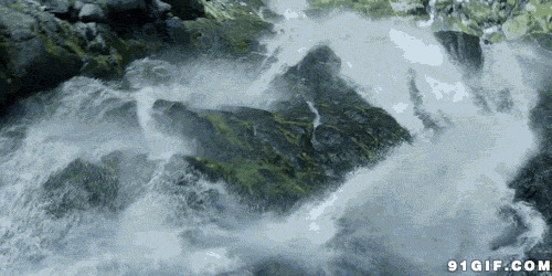 大峡谷山水风情闪图:峡谷
