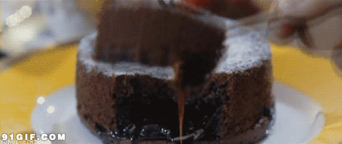 来一块巧克力蛋糕闪图:蛋糕