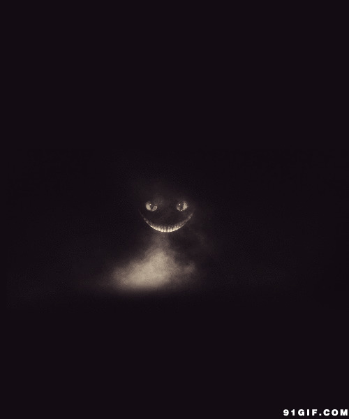 夜晚狰狞的月光闪图:月亮