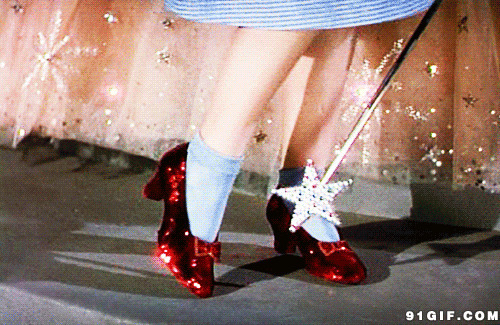 闪亮的红鞋子gif图片:鞋子