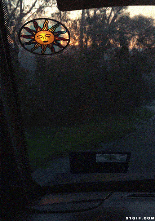 车窗外的阳光动态图:阳光