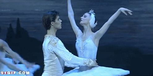 凄美芭蕾舞歌剧gif图:芭蕾舞
