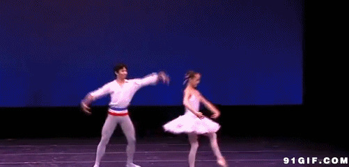 舞台男女双人舞动态图:双人舞