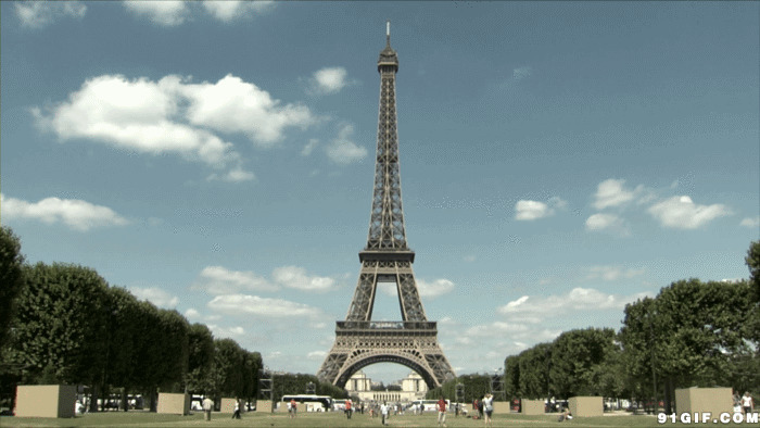 法国埃菲尔铁塔动态图:埃菲尔铁塔