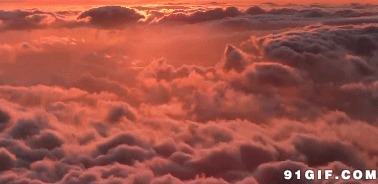 奔腾的云海动态图:云海