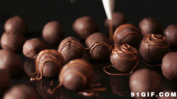 绵滑香甜巧克力gif图:巧克力