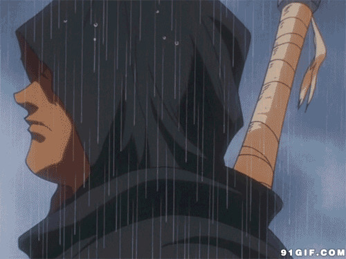 雨中的剑客动漫图片:剑客