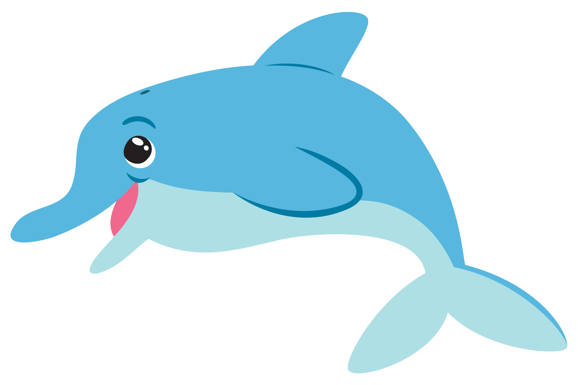 鲨鱼卡通PNG图片