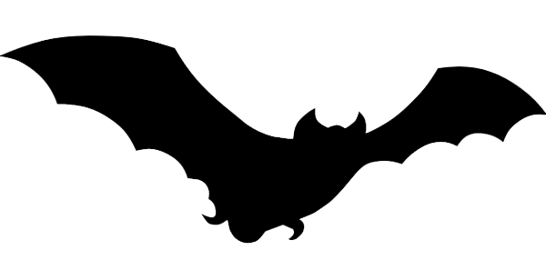 蝙蝠飞翔剪纸PNG图片