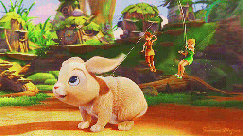 可爱的兔子动画图片