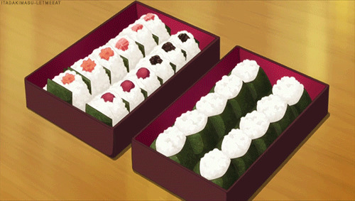 盒装寿司动画图片:寿司