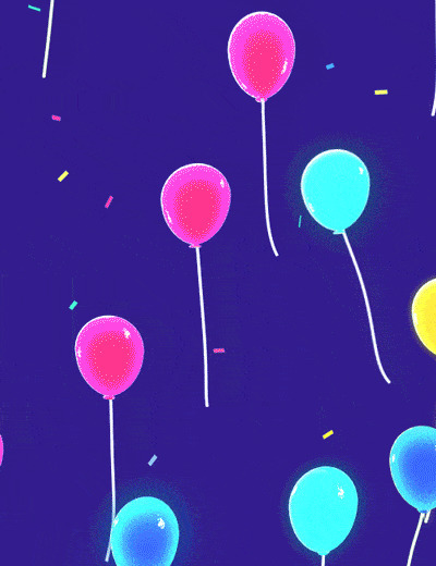 放飞气球动画图片:气球