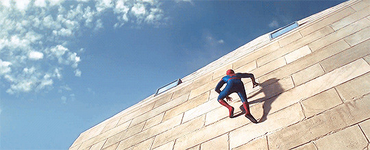 蜘蛛侠爬墙动态图