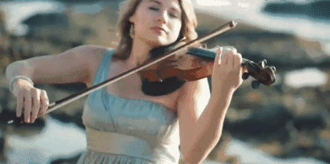 美妙动听的小提琴动态图片