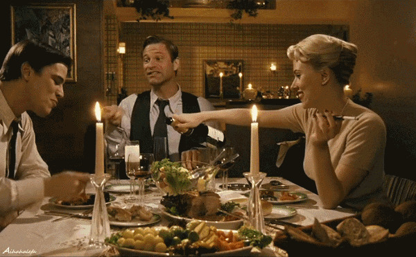 烛光晚餐和红酒动态图片:烛光,晚餐
