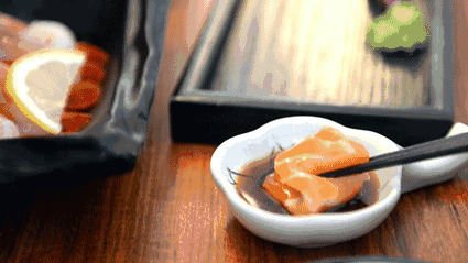 美食生鱼片动态图片:生鱼片,料理