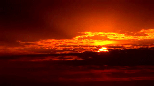 海上日出美景GIF图片:日出