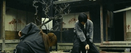 日本忍者之间的决斗动态图片