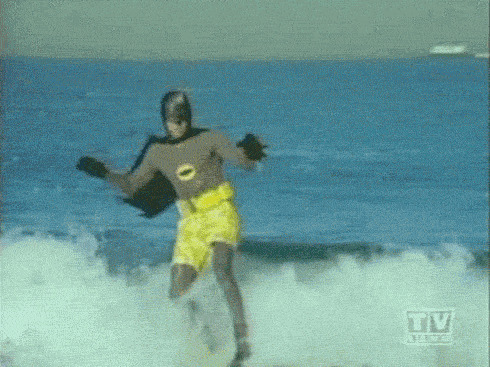 超人冲浪动态图片