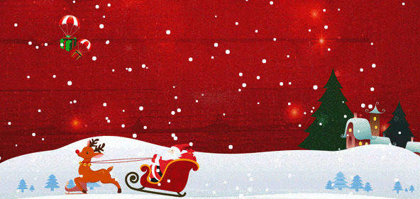 美丽的圣诞节卡通动态图片:圣诞节