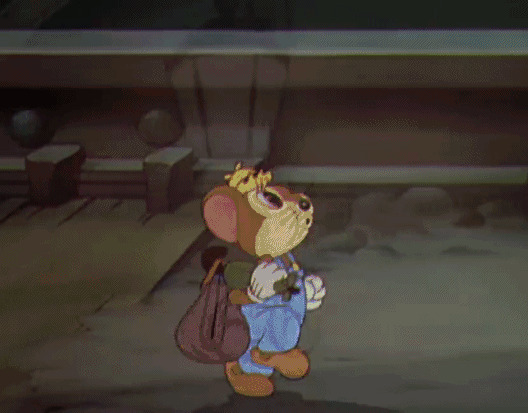 可爱的卡通小老鼠gif图片:小老鼠