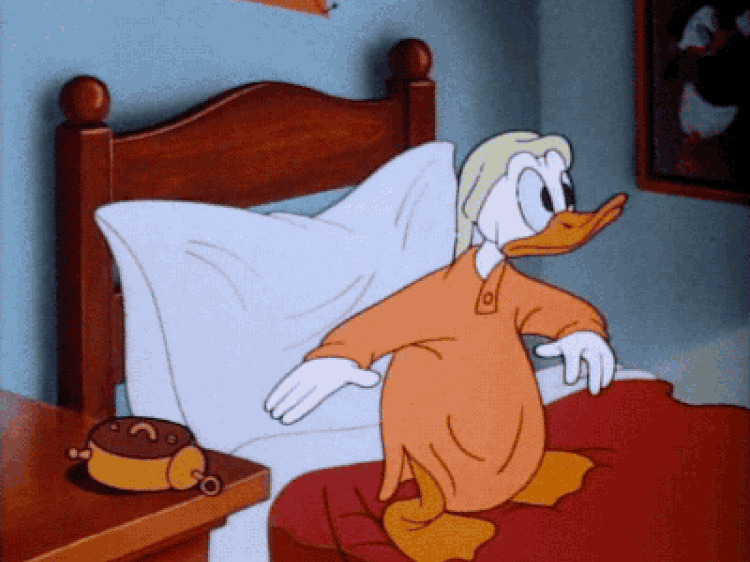 卡通小鸭子起床gig图片:小鸭子