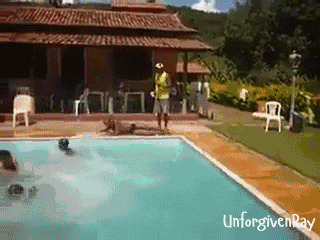 排排跳水搞笑图片:跳水