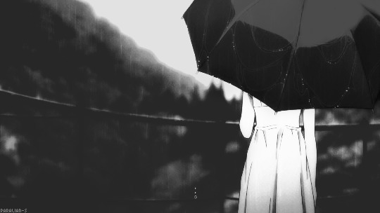 雨中撑伞动画图片