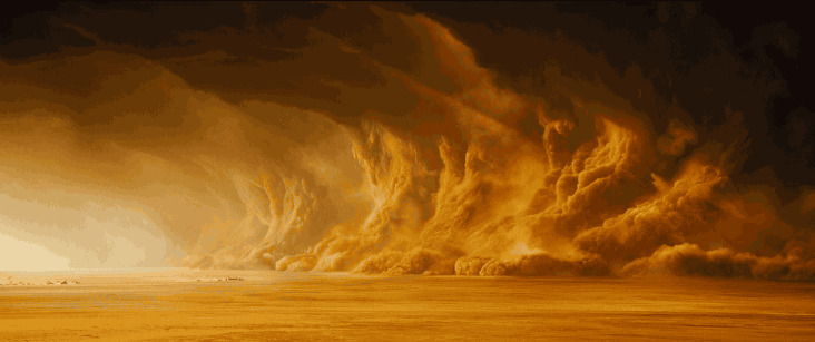 沙漠龙卷风美景动态图片