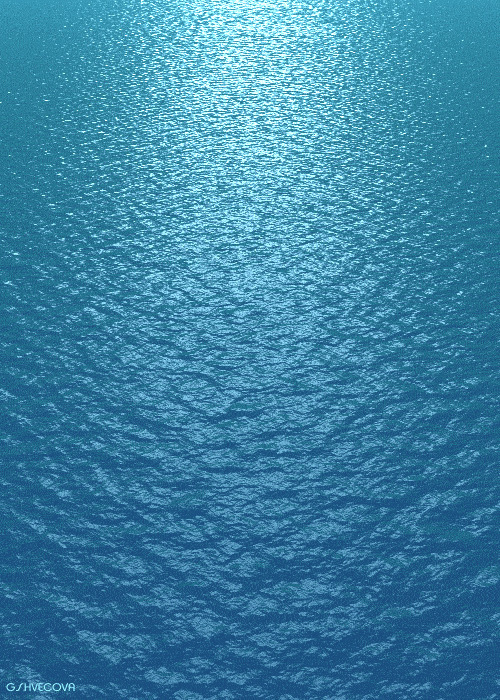 蓝色的海洋唯美图片